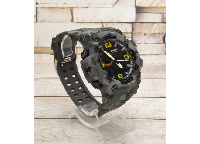 Годинник наручний тактичний Skmei 1520CMGY Gray Camo Фото 2